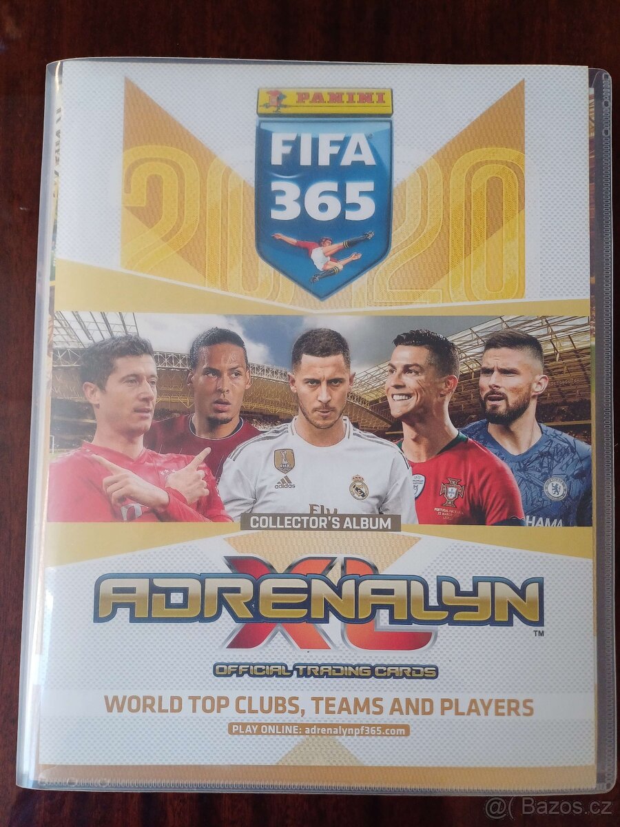 fotbalové kartičky Adrenalin  FIFA 2020