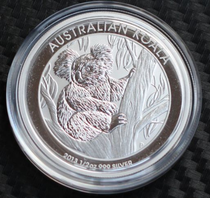 1/2 OZ Koala 2013 stříbrná mince