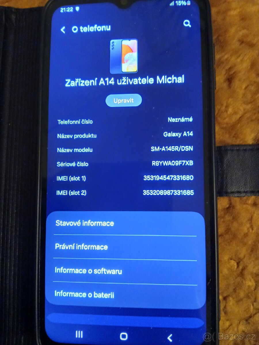 Mobilní telefon Samsung galaxy A14