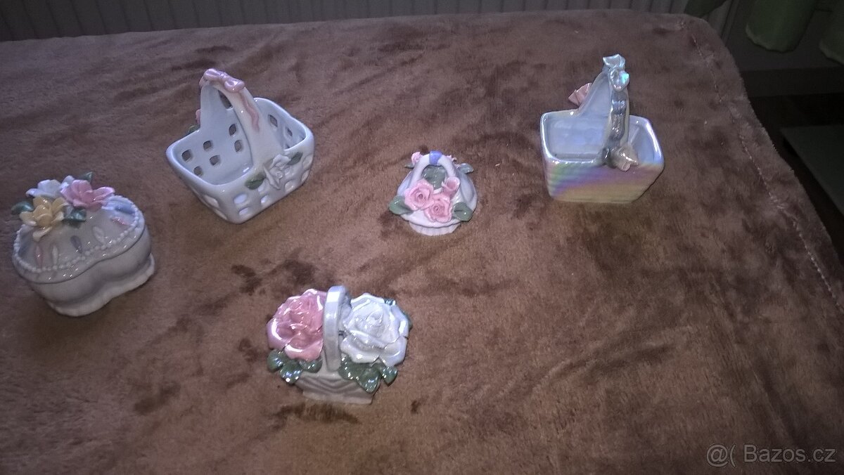 Košíčky porcelánové  5ks