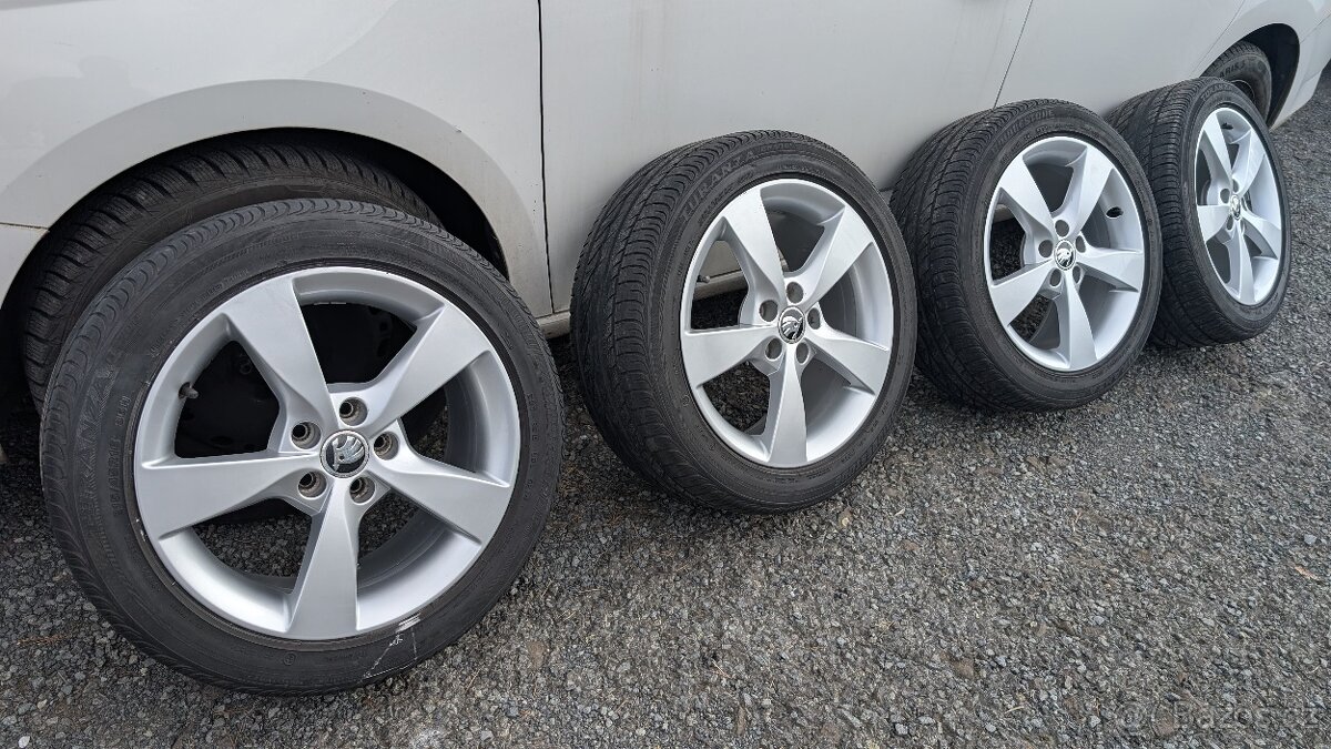 Al kola Fabia / Rapid + pneu Bridgestone Turanza 215/45 R16