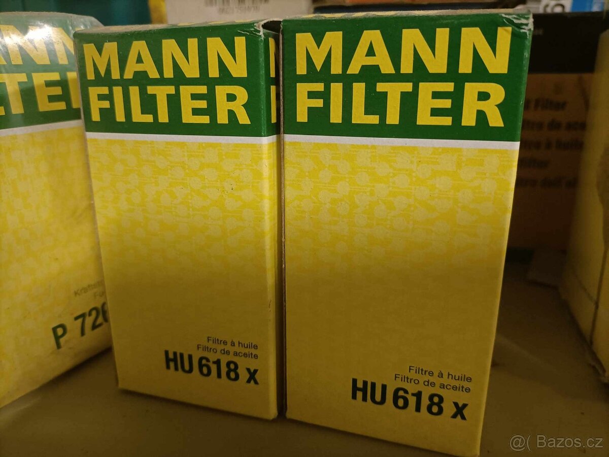 2x Olejový filtr MANN HU618x (150Kč/ks) pro Master 2.5