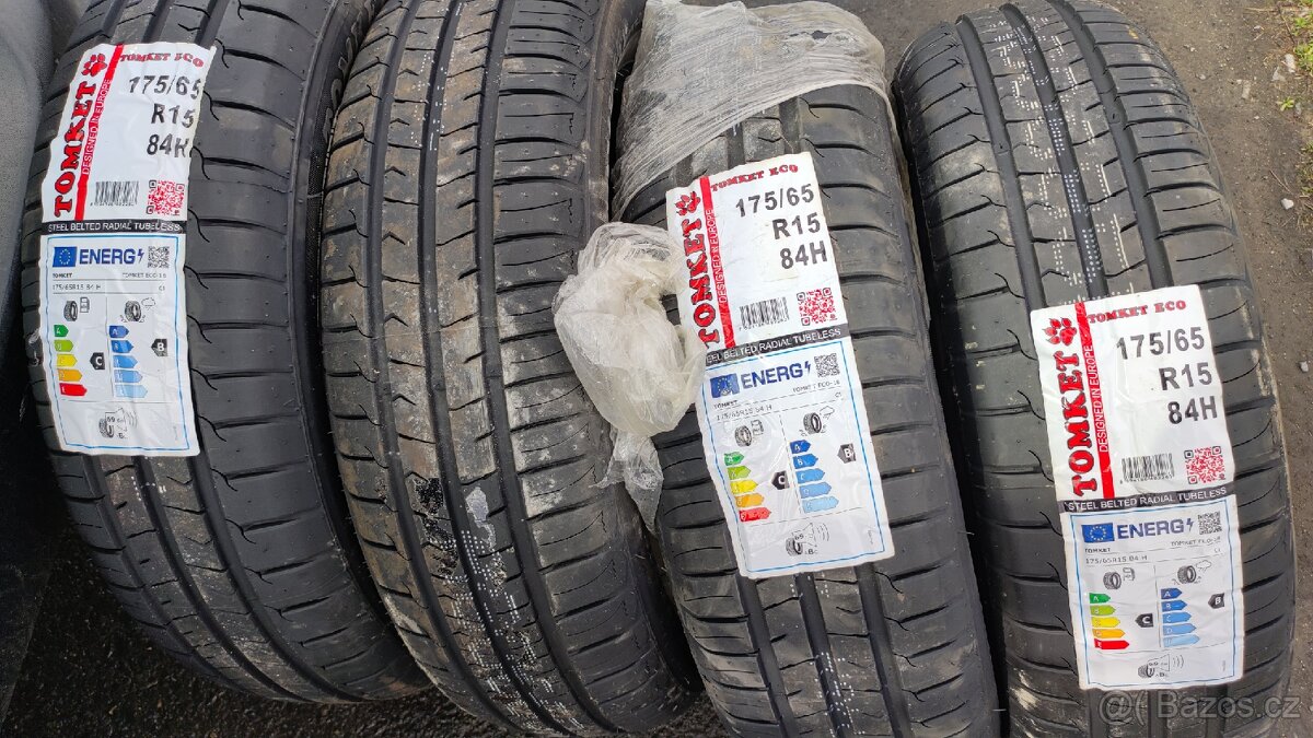4 x nové letni pneu TOMKET 175/65 R15