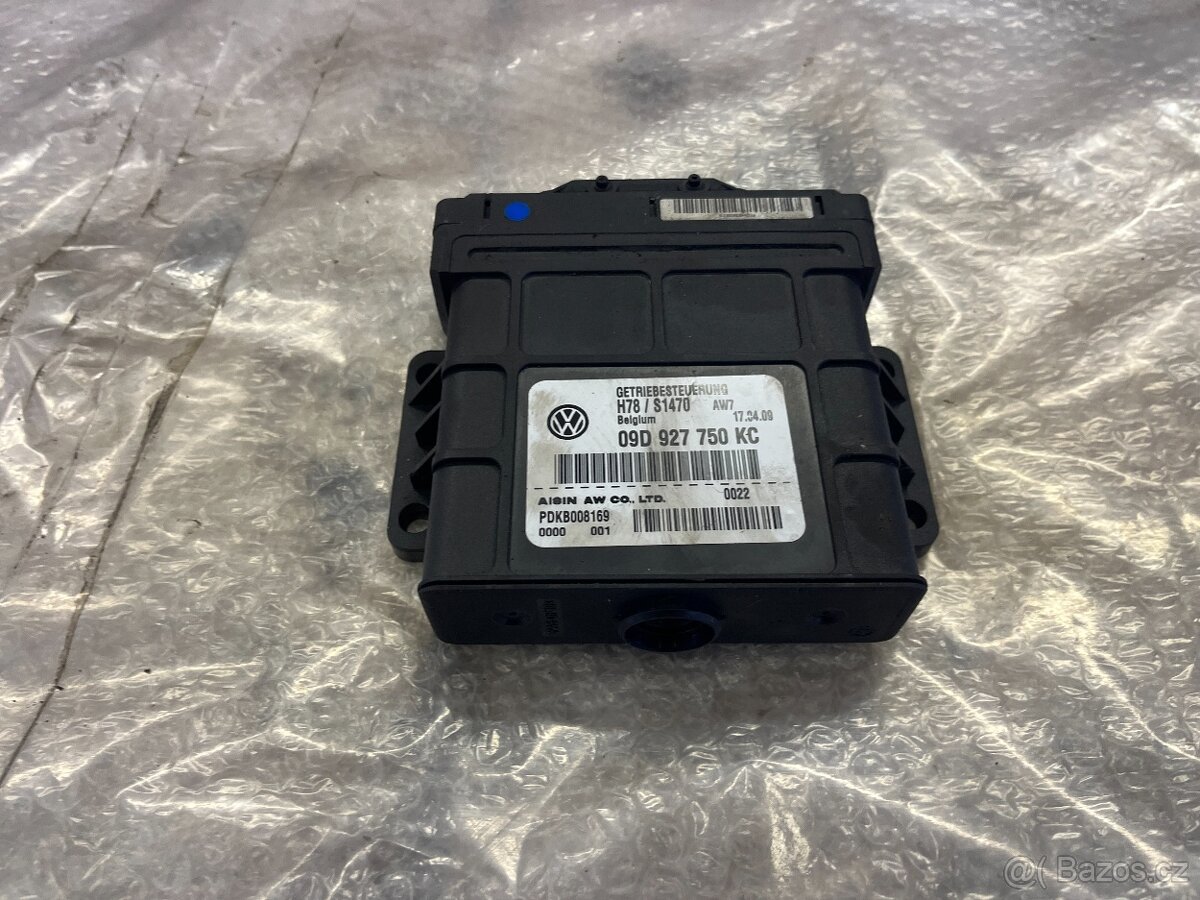 ŘÍDICÍ JEDNOTKA AUTOMATIKÉ PŘEVODOVKY AUDIQ7 09D 927 750 KC