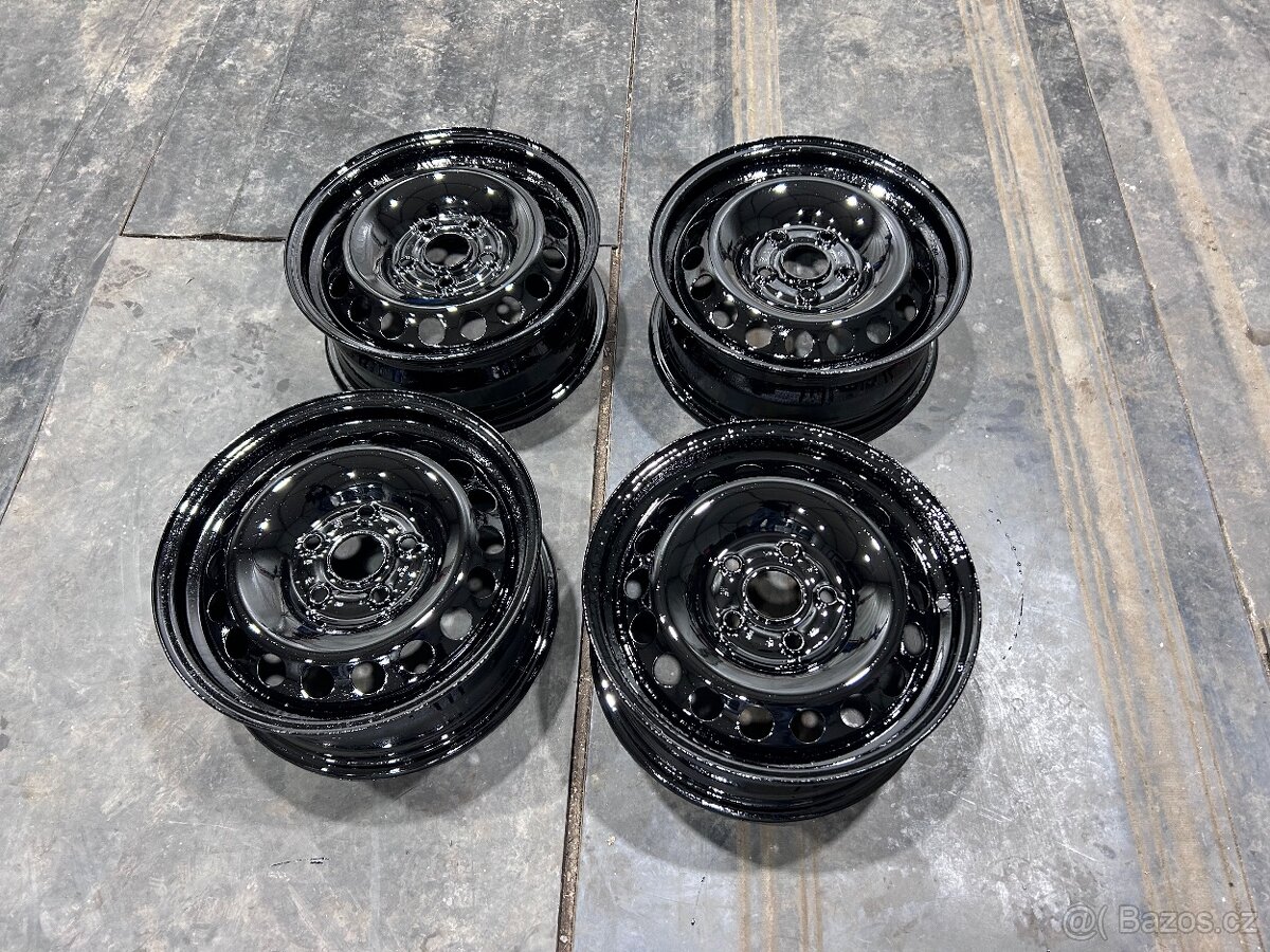 Plechové disky 5x112 r15 6j et47 octavia touran caddy ..