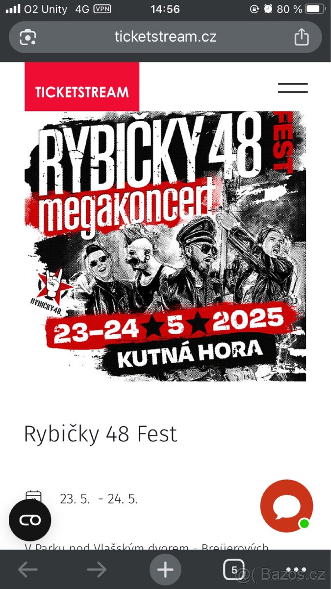 Rybičky FEST 3 vstupy