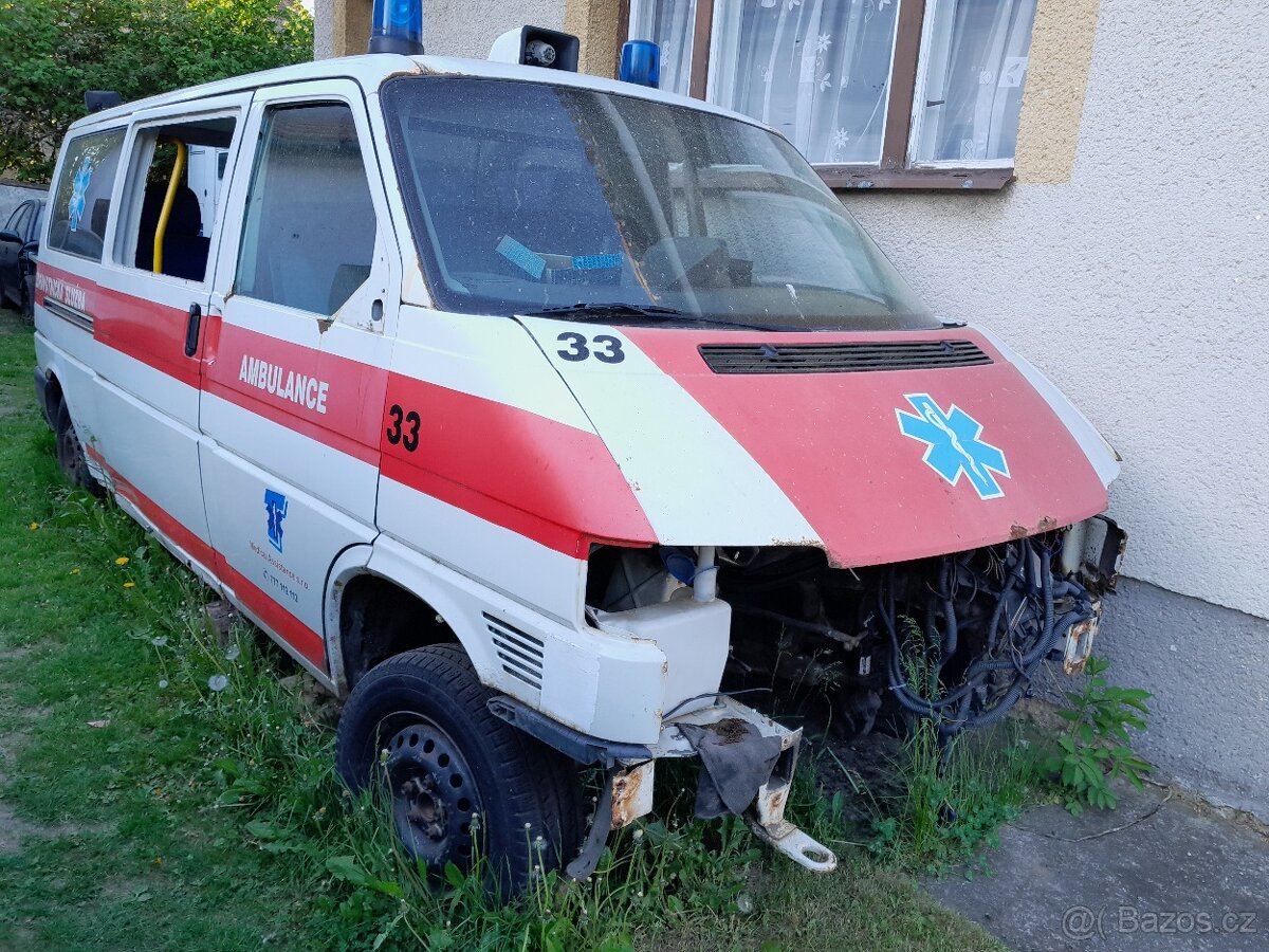 Volkswagen T4 long 2.5TDi 65.kw - pouze zbylé díly