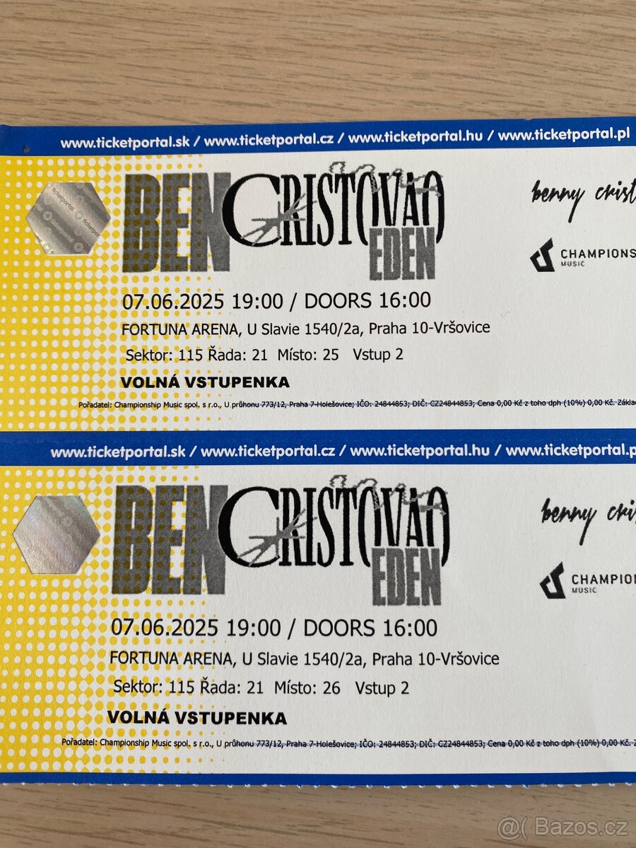 Koncert Ben Cristovao