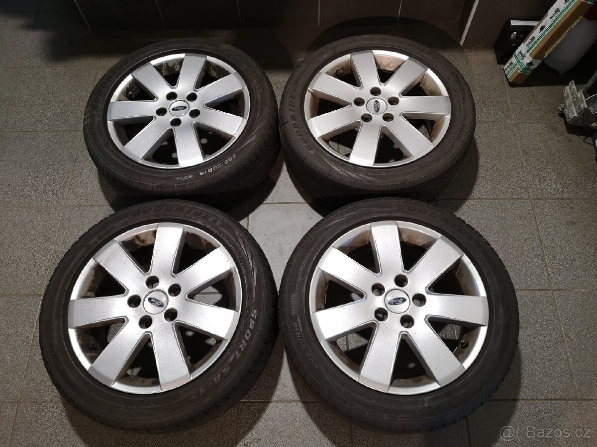 Ford Focus Cmax, Mondeo alu 16 + letní 205/50/16.