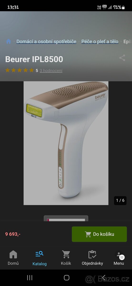 Epilátor Beurer IPL8500