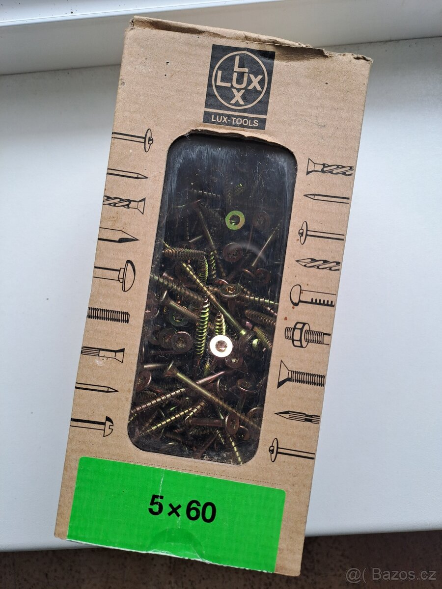 Vrut zápustná hlava TX25 A2 200 ks 5 x 60 mm