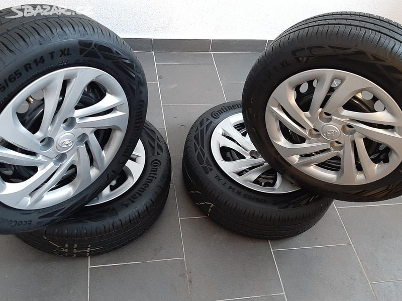 Disky-Pneumatiky letní Hyundai I-10- I-20 nové