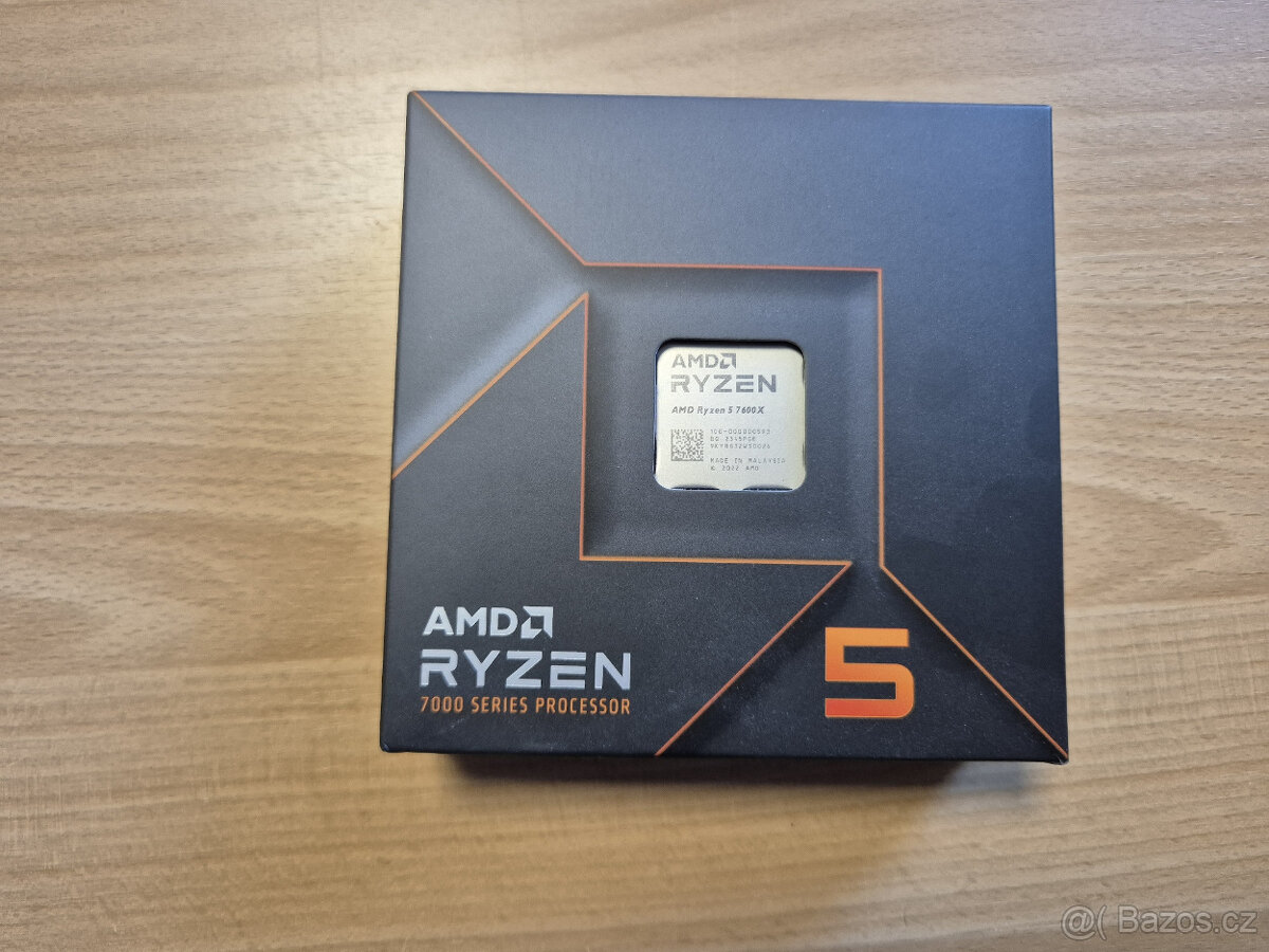 Nový zabalený AMD Ryzen 5 7600x, záruka 2,5 roku
