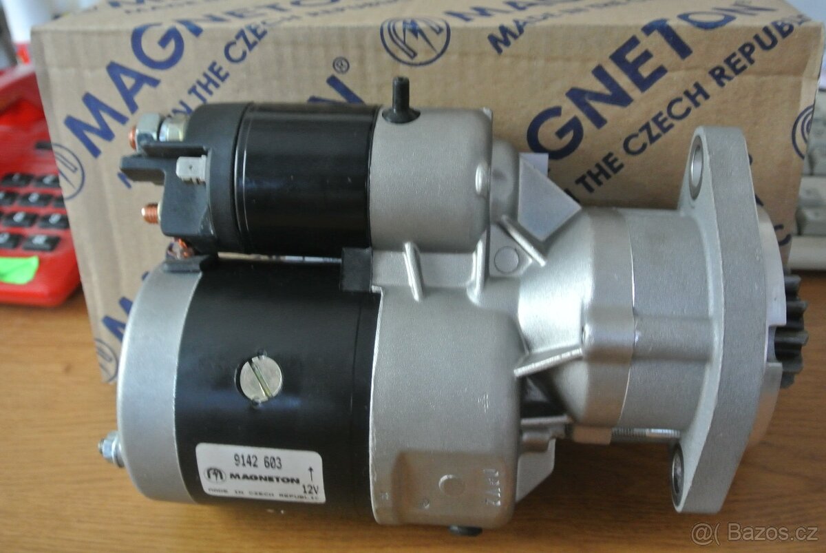 NOVÝ  REDUKTOROVÝ STARTER MOTORU NA NOS. NÁŘADÍ RS-09/GT124