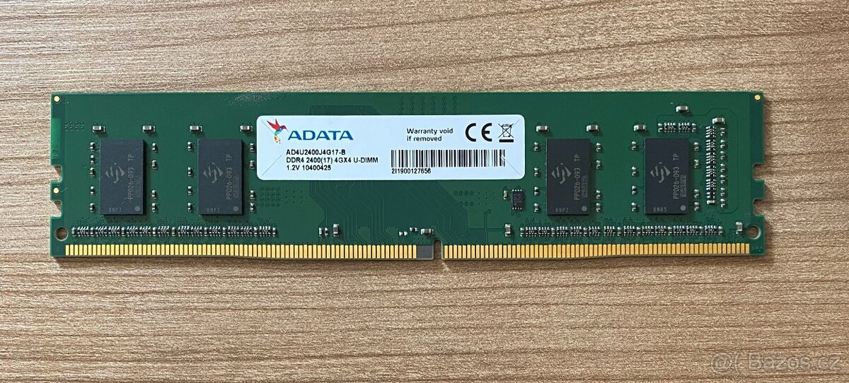 operační paměť ADATA 4GB DDR4