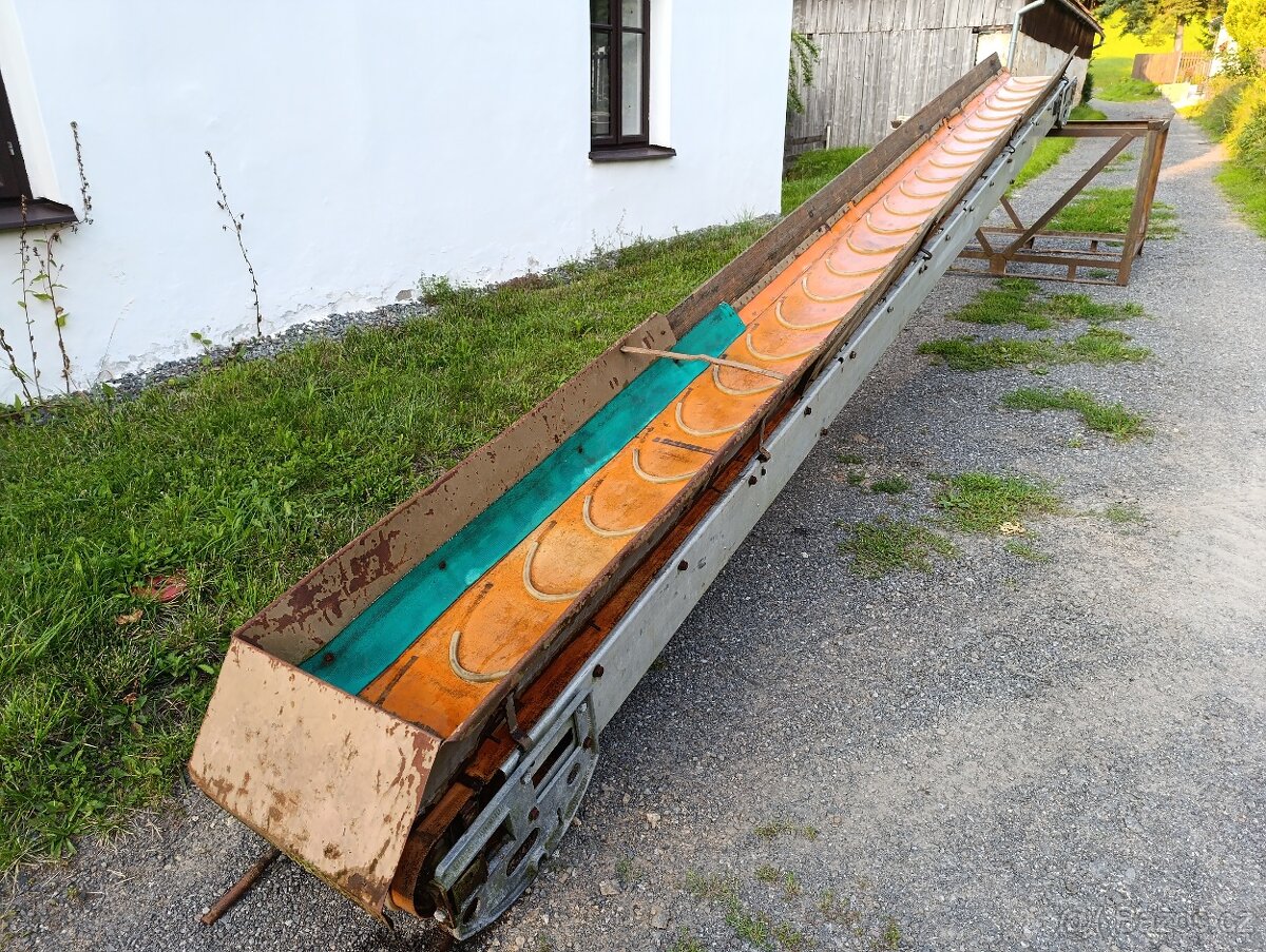 Hliníkový pásový dopravník, perfektní stav