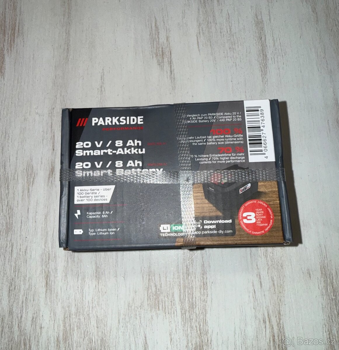 Baterie Parkside 8ah nová