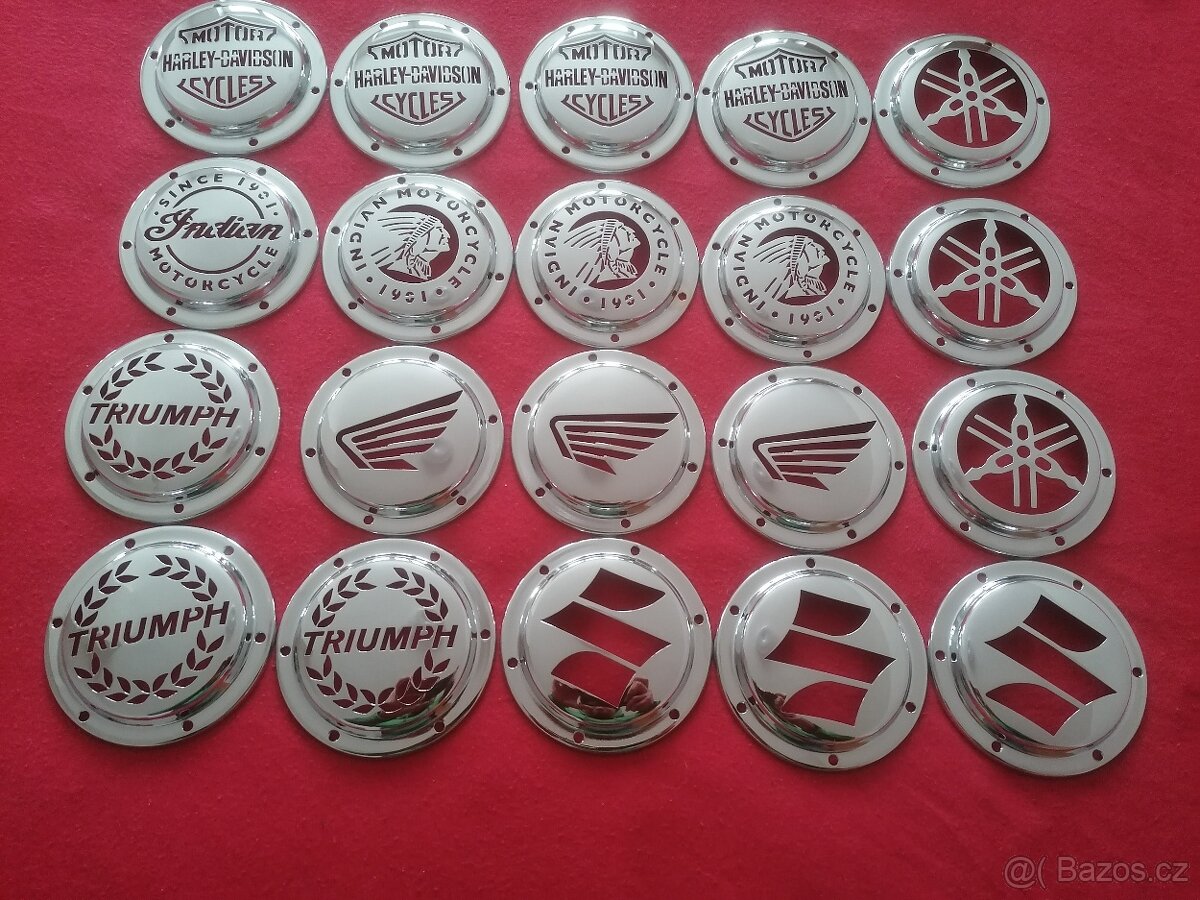 Klaksony CZ chrom (vlastní vzor)