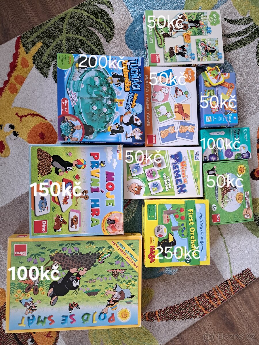Dětské hry,  puzzle, pexeso