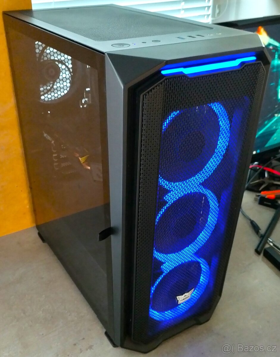 HERNÍ PC,Ryzen 2200G,RX580,16GB,SSD+SATA