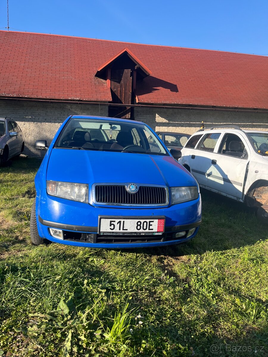 Škoda Fabia1.1,2 benzin 40 kW .2003 rok, DÍLY