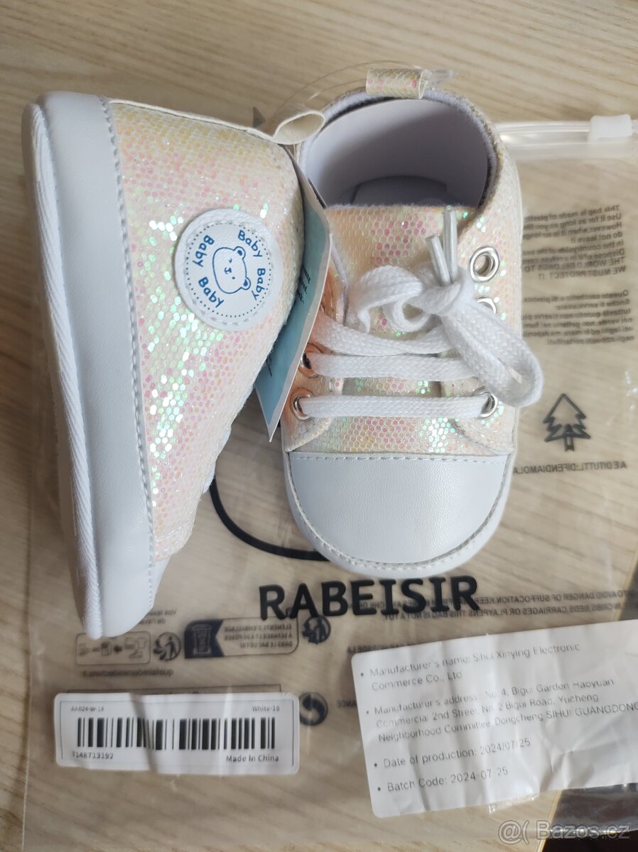 Boty detske, tenisky Baby, 19,5  nove