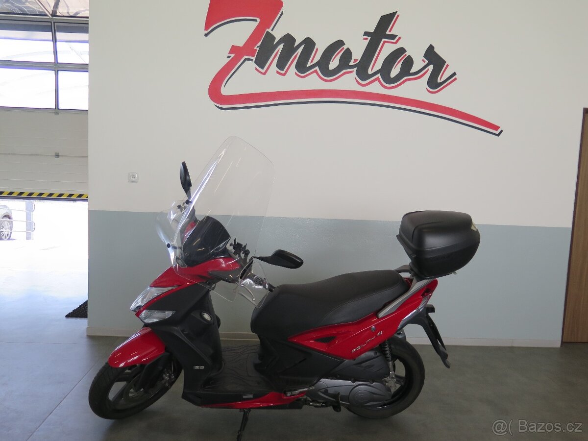 Kymco Agility 16+ 125, plexi, kufr