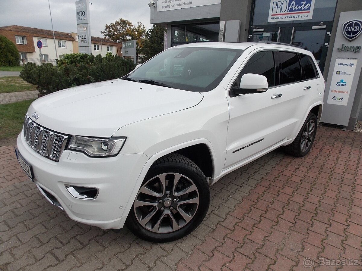 Jeep Grand Cherokee Overland 3,0 V6 CRD, původ ČR, DPH