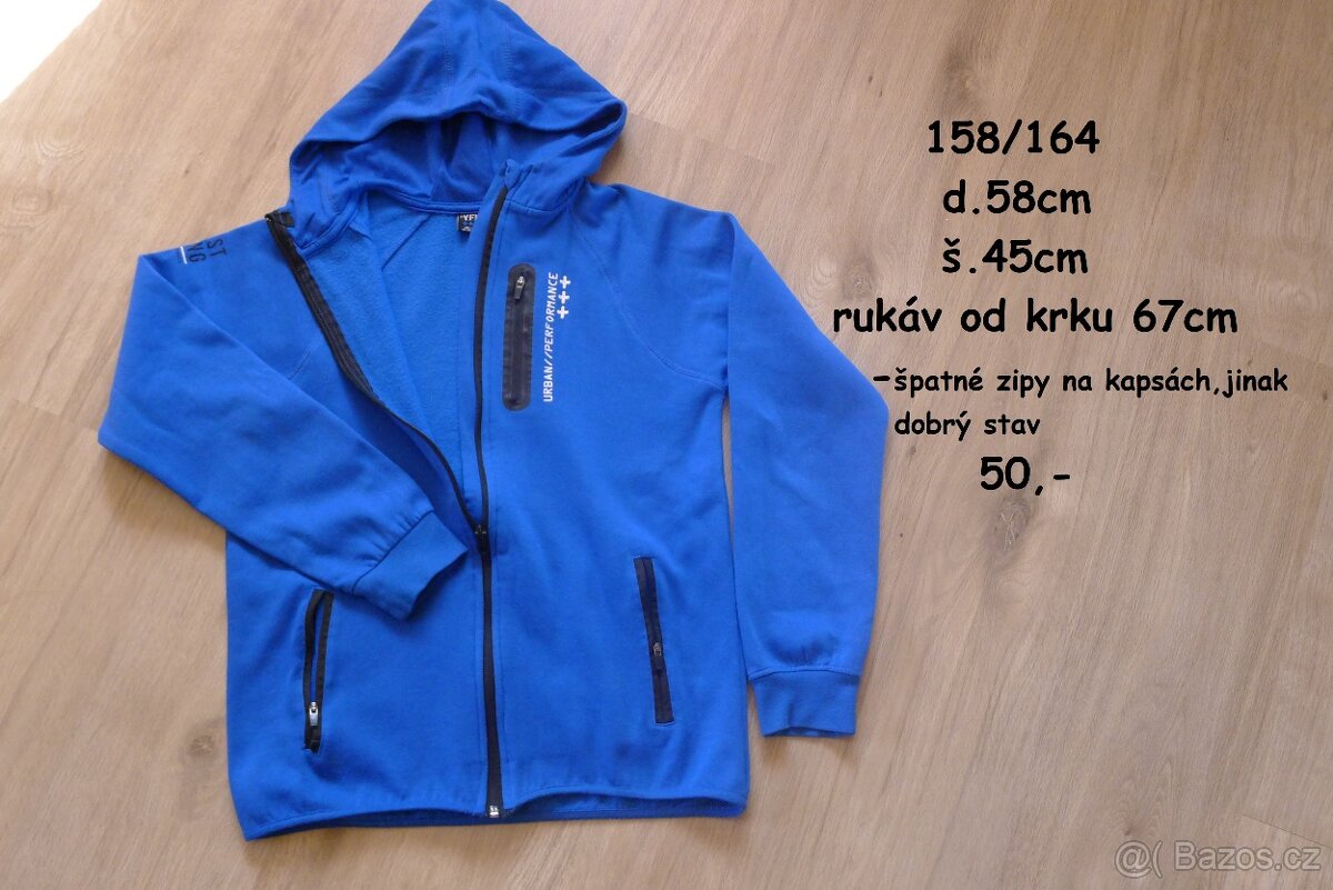 Tepláková bunda vel.158/164