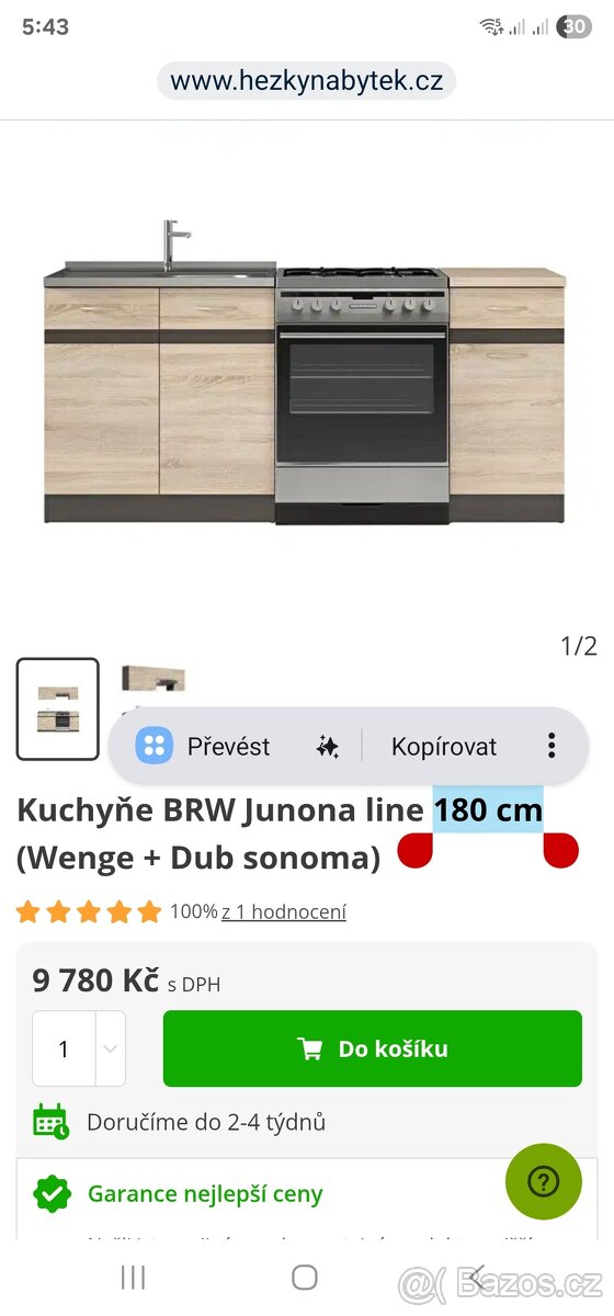 Nova kuchynska linka