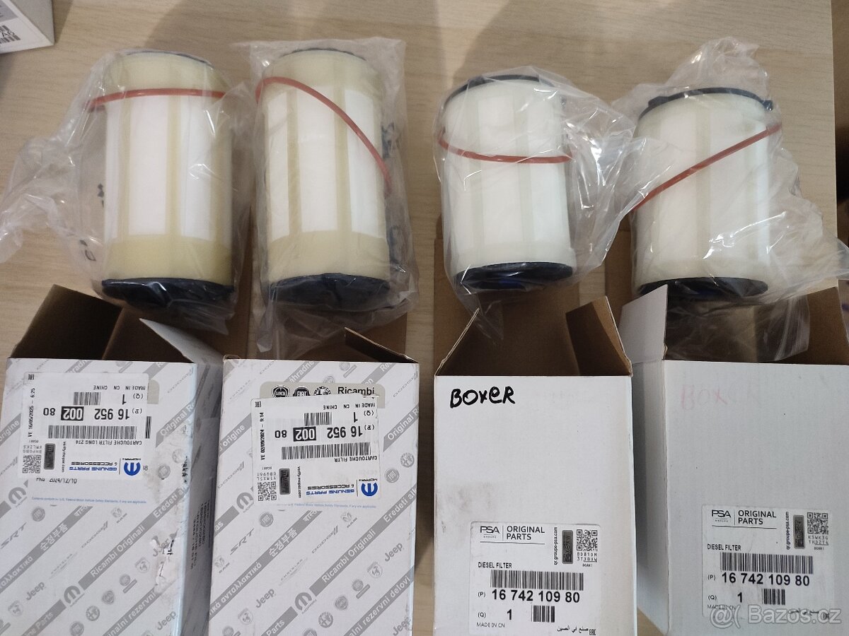 Jumper Boxer filtry originál