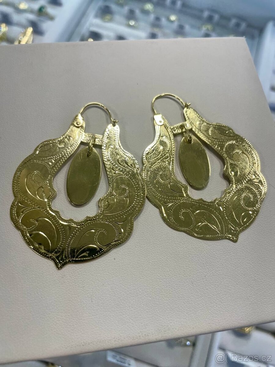 Zlaté náušnice 14K 585/1000