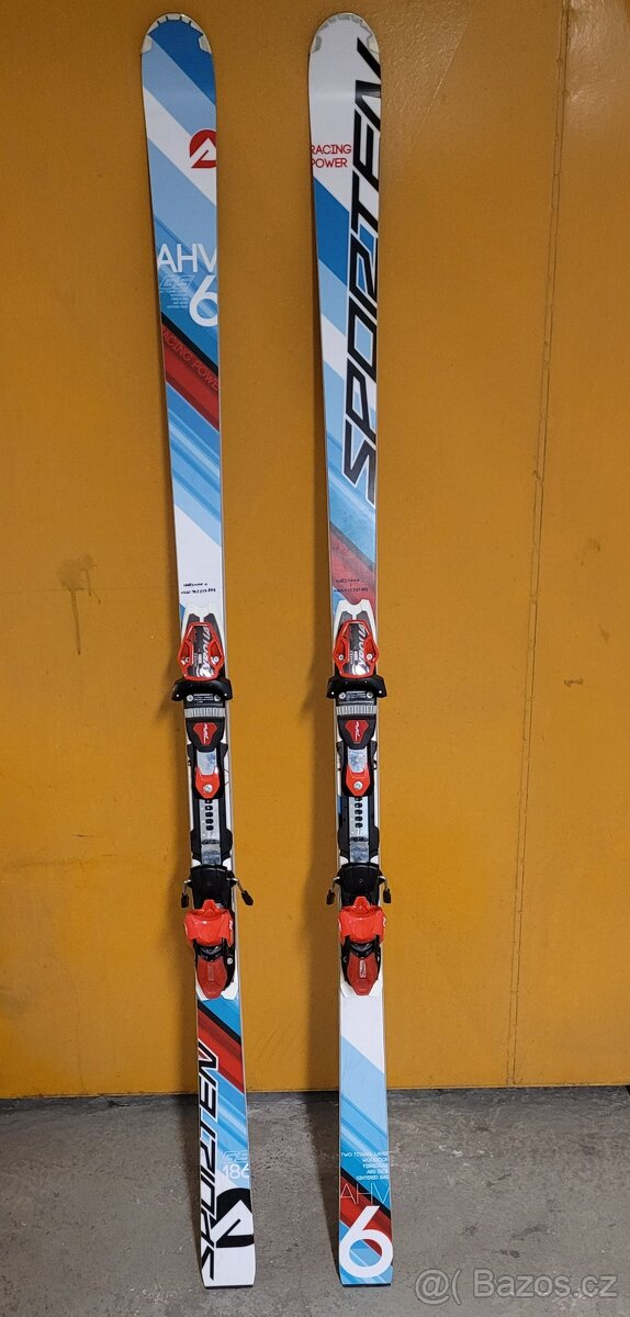 Prodám lyže obřačky Sporten 186cm, Vázání Tyrolia FF14