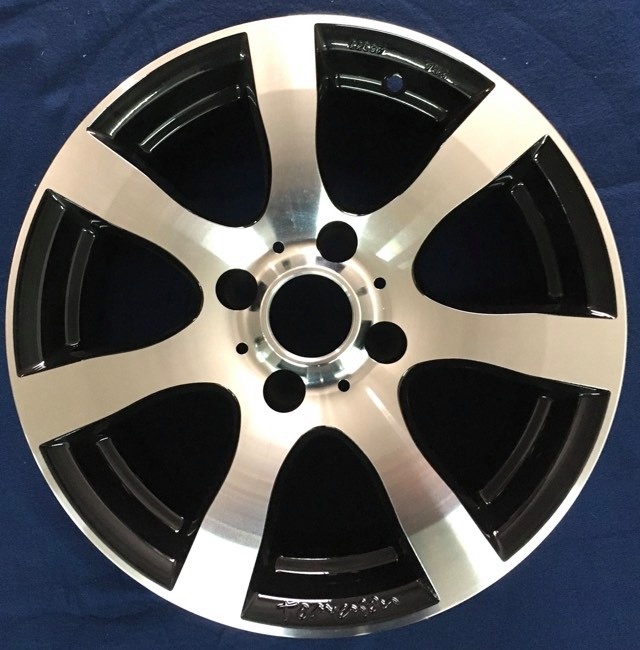 Disk TOMASON černo-stříbrný 6.5x15