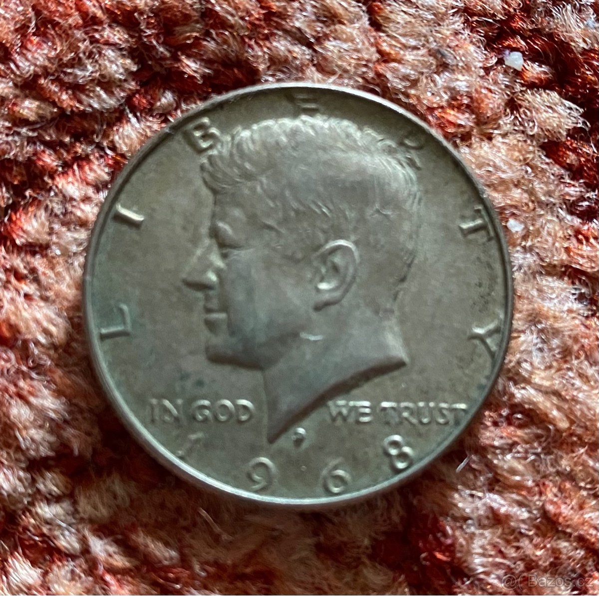 Half dollar united states of america 1968