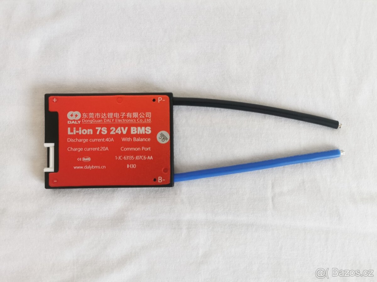 Daly BMS - Li-Ion 7s 24V 40A