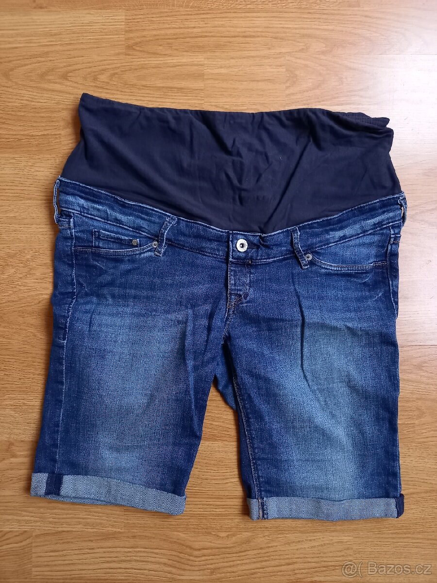 Těhotenské džínové kraťasy H&M