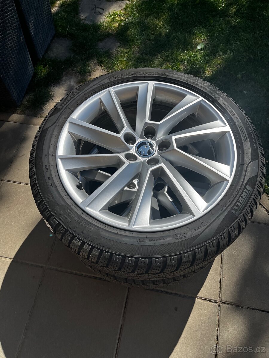 Alu zimni sada 5x100 R17 fabia,rapid,scala,kamiq