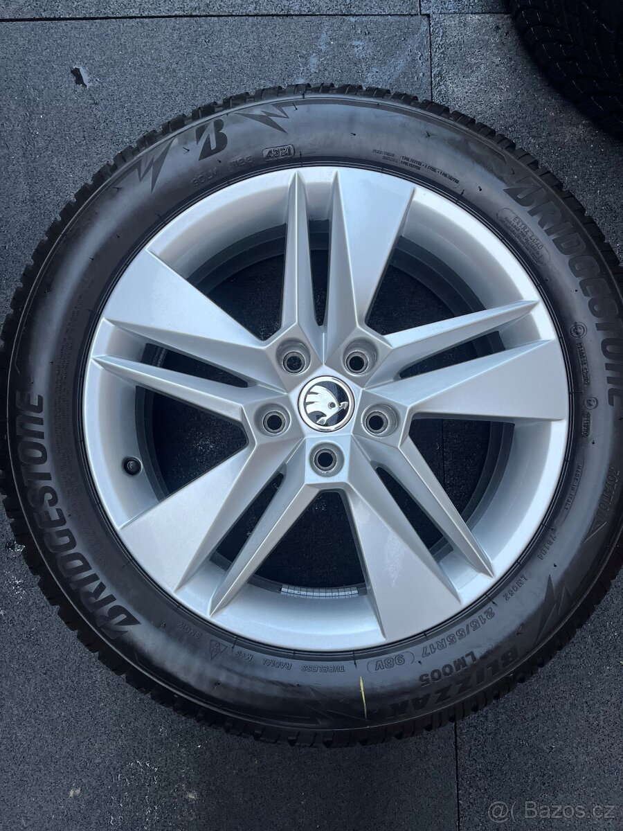 ❄️origo. Alu škoda superb “Markab” 5x112 215/55/17