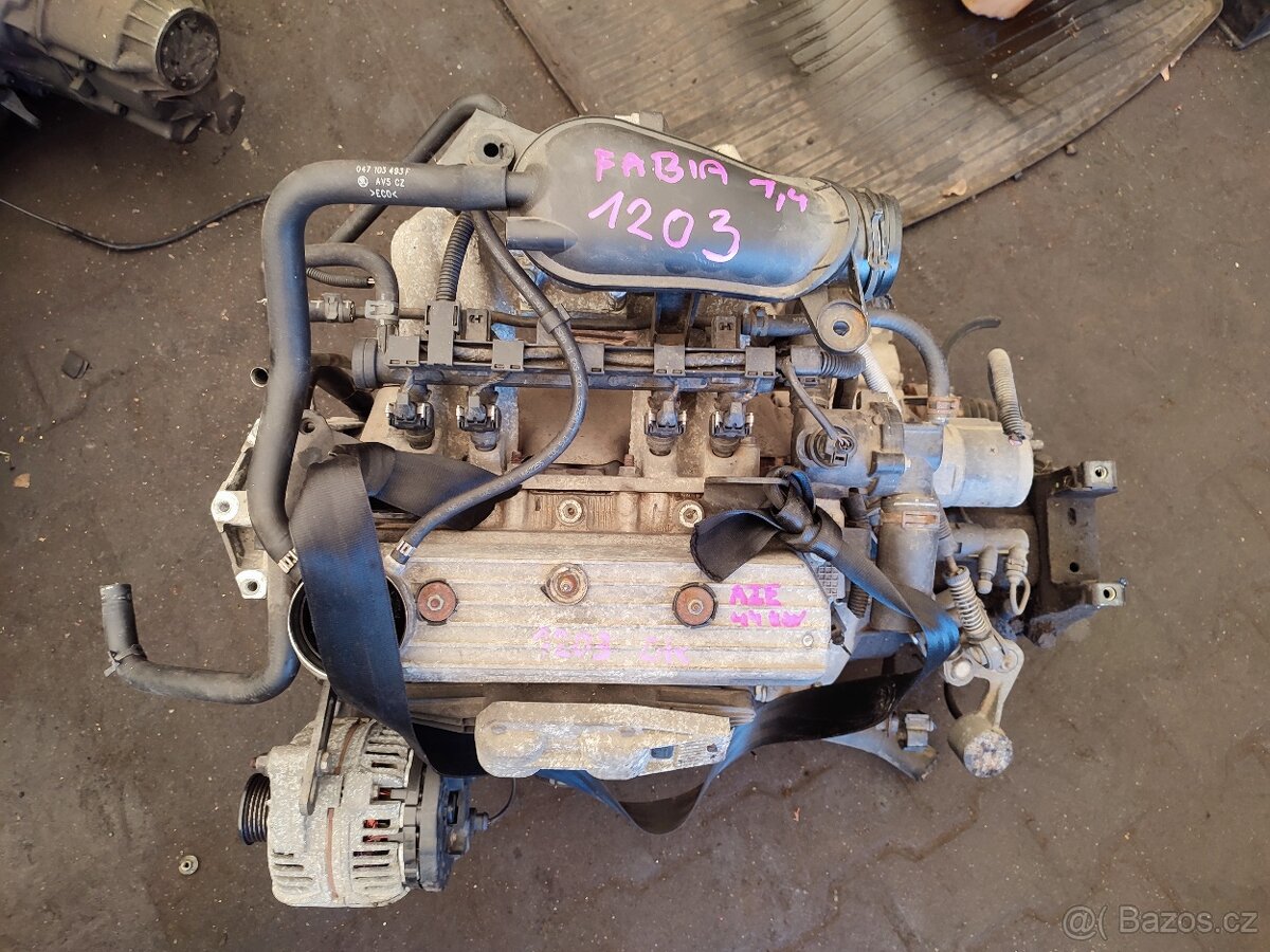 Prodám motor Škoda Fabia 1,4 BA č. 1203