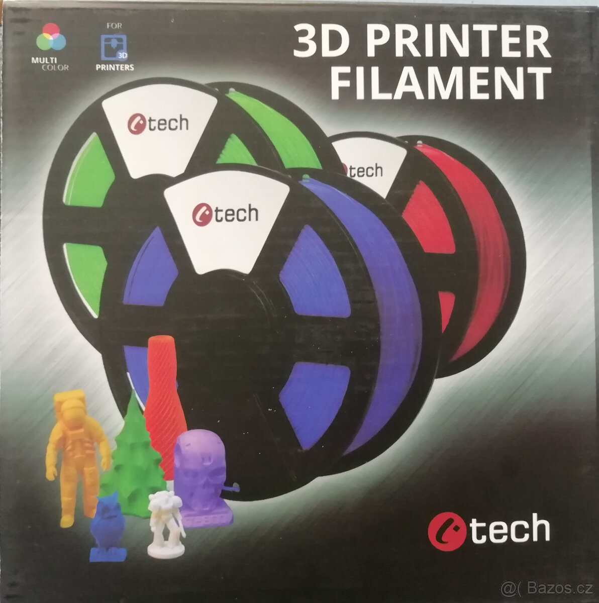 3D tisk,C-Tech PLA filament 1,75 mm,zelená, 1 kg
