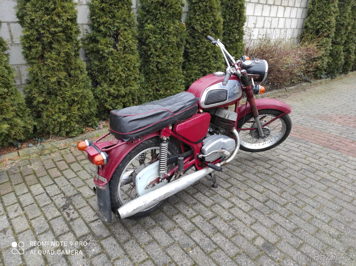 Jawa 350 634, prvy model + EU doklady na prihlasenie