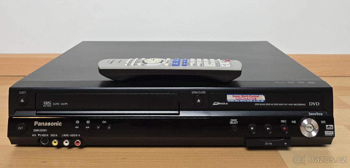 Panasonic DMR-ES35VS / VHS / DVD / DV vstup / TBC