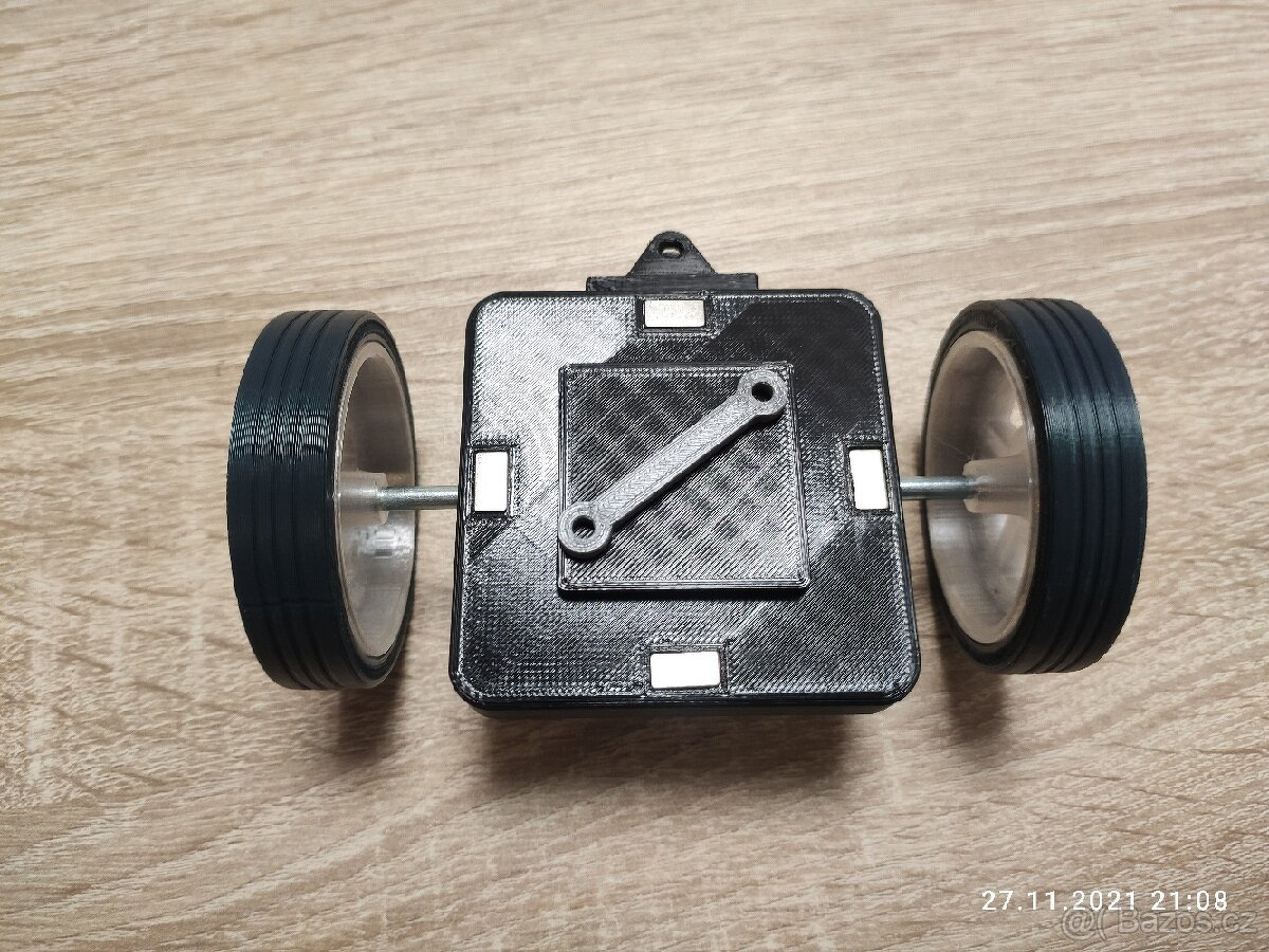 Dvoukolový podvozek k magnetické stavebnici Magformers