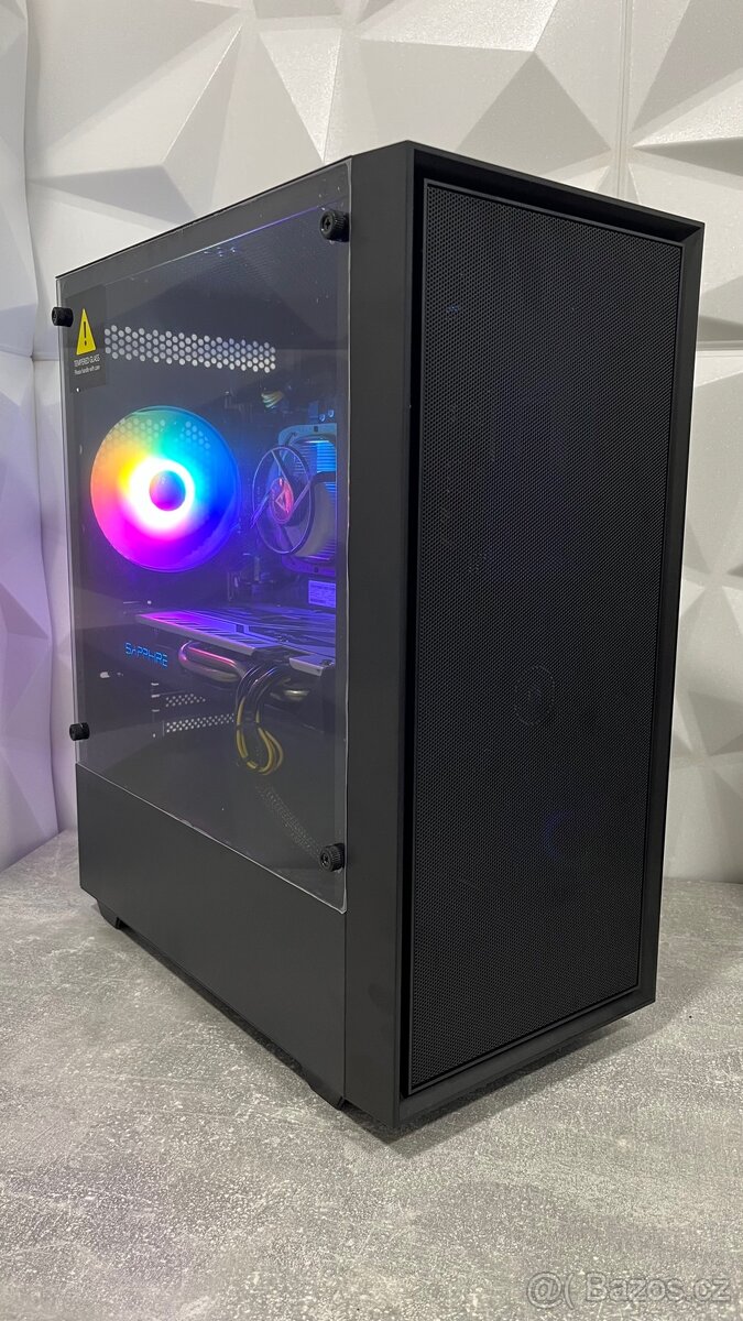 Herní PC RYZEN 5 2600 / RX 580 / DDR4 16 GB / 500GB SSD