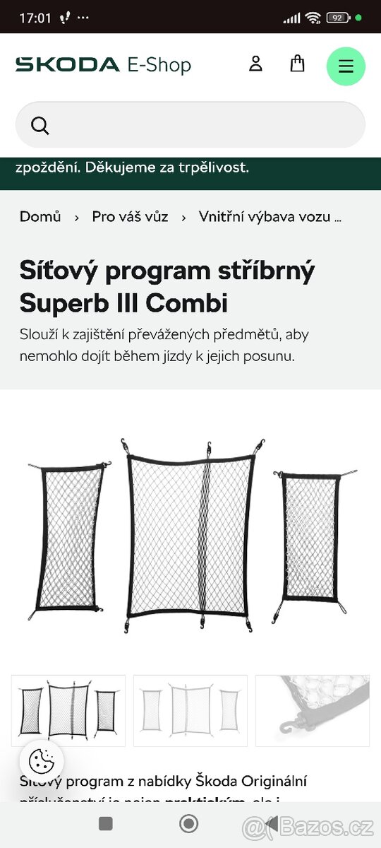 Síťový program Škoda Superb