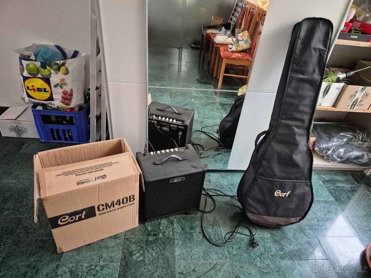 Ak.basa cort + kombo cort 40W - zánovní