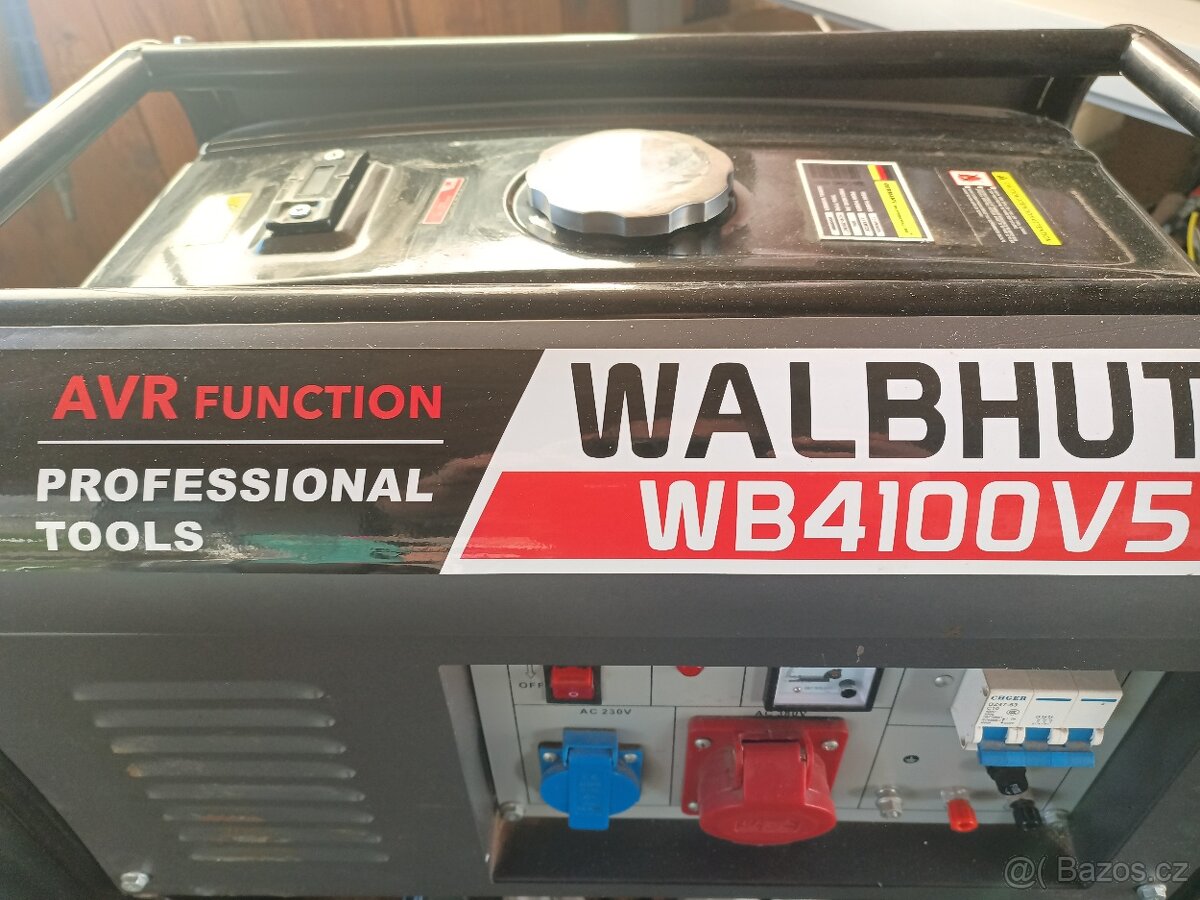 Generátor z Německa max. 7,9W 400v, 3,9W 230V