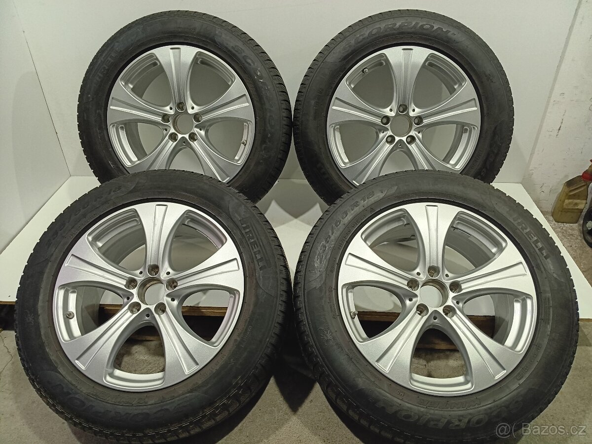 Zimní kola Mercedes 5x112 R18 ET38 pneu 235/60/18