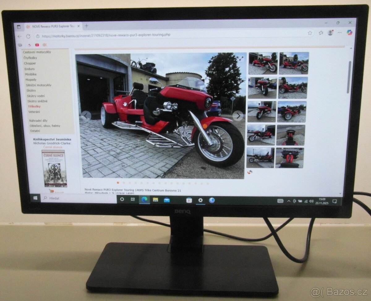 LED monitor BENQ ve FULL HD se vstupy HDMI
